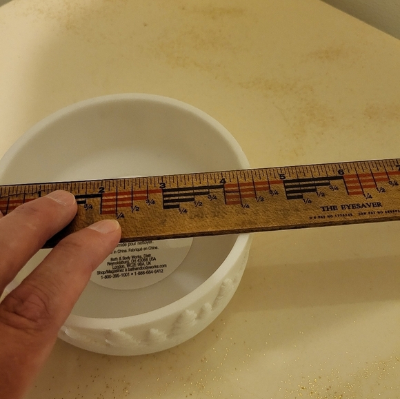 Bath and Body Works winter scene candle holder 14.5 oz jar or smaller - Picture 7 of 7